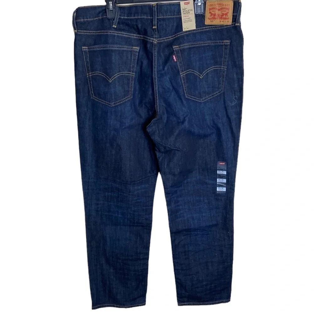 Levi's 541 Athletic Taper Jeans Dark Wash mens size 40x32 NWT classic 5 pocket
